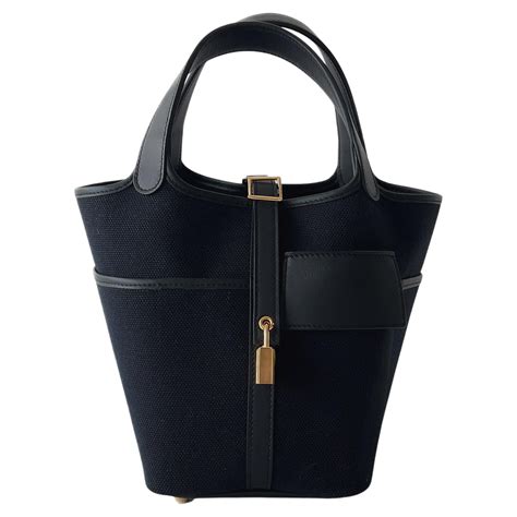 hermes picotin lock bag black|hermes picotin 18 with strap.